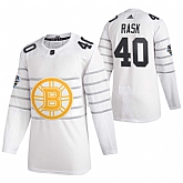 Bruins 40 Tuukka Rask White 2020 NHL All-Star Game Adidas Jersey,baseball caps,new era cap wholesale,wholesale hats
